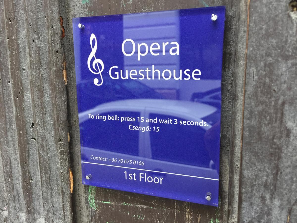 Opera Guesthouse Budapest Exterior foto